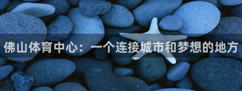 a8体育网：佛山体育中心：一个连接城市和梦想的地方